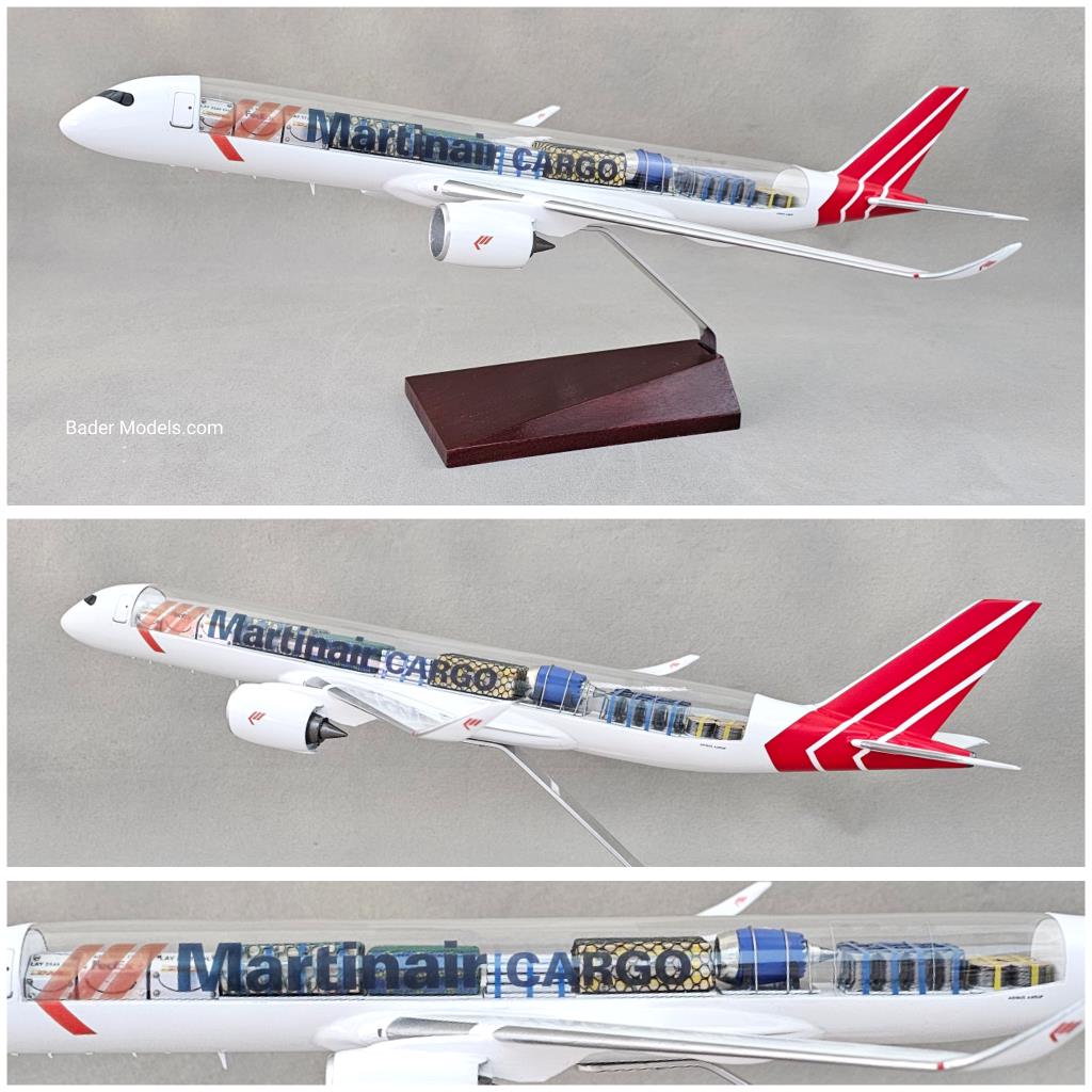 Martinair Cargo - A350F - (1:144) - 180° Clear Top